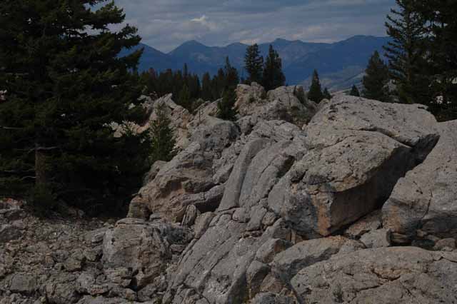 boulders at Golden Gate Pass